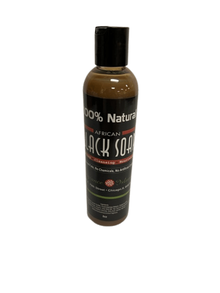 African 8 oz Liquid Black Soap