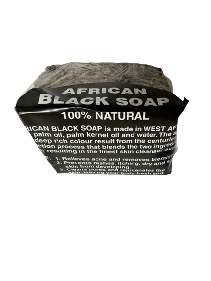 African Raw Black Soap ( 4 oz)