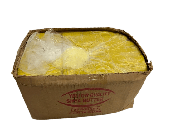 Shea Butter Box ( 25 Lb ) Yellow or White Shea Butter