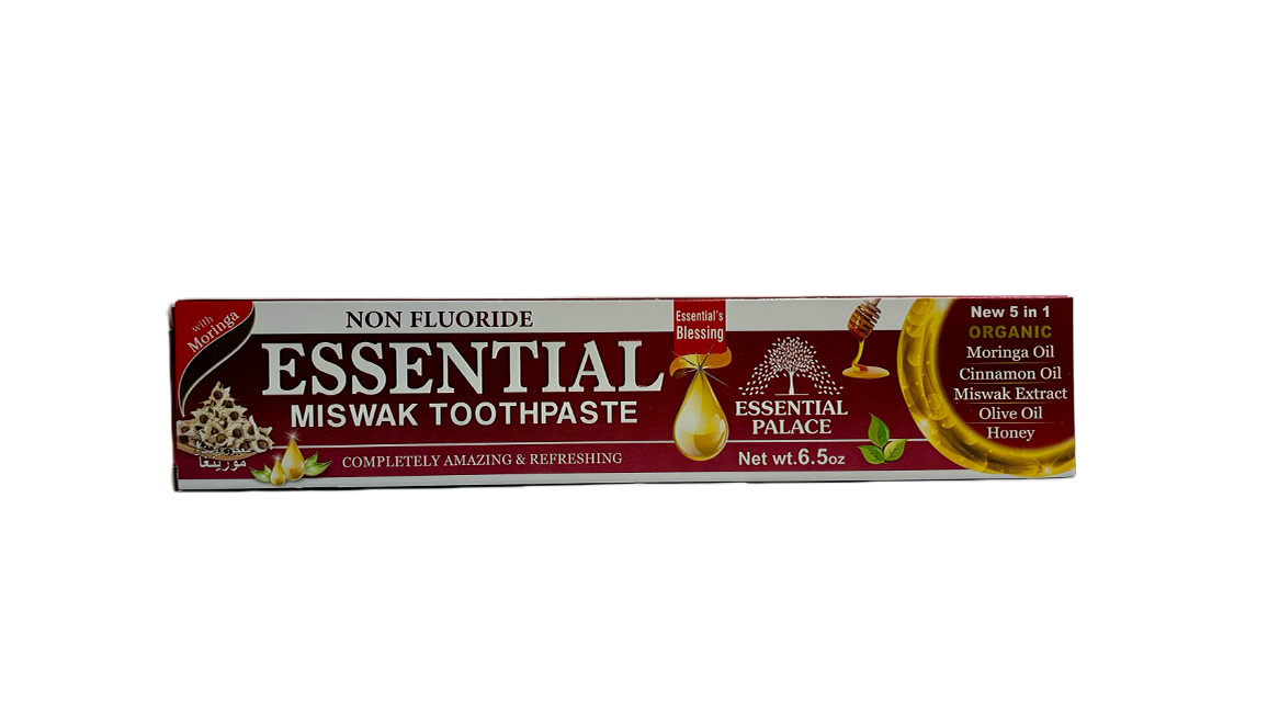 Essential Miswak Toothpaste 100% Flouride Free & Vegetable Base