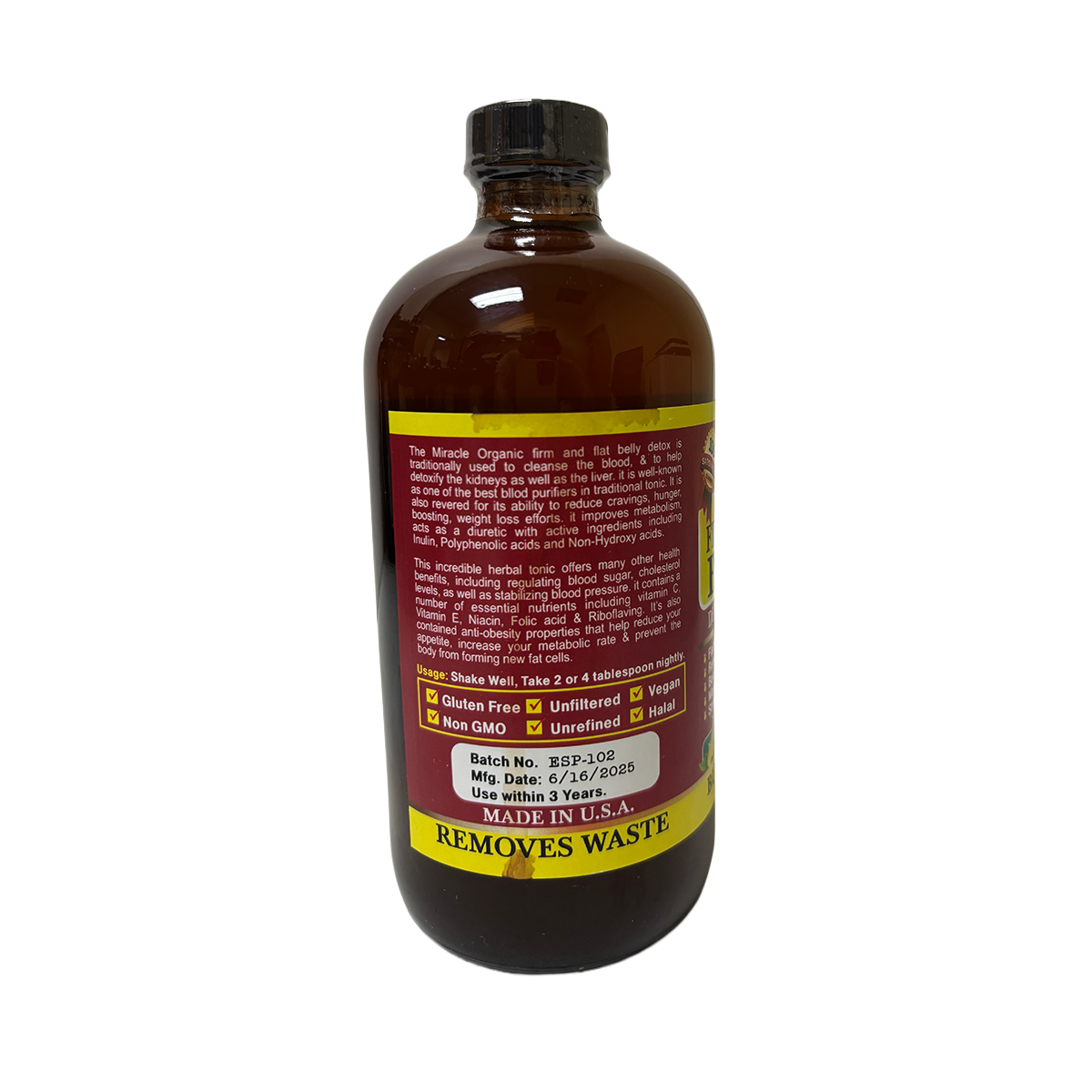 Organic Firm and Flat Belly Detox and Energizer Detox & Energizer Bitter and Tonic