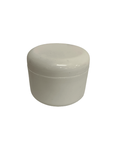 8 oz Double Wall White Jars Screw Cap
