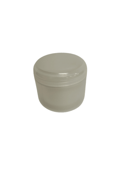 4 oz Natural double wall jars Screw Cap
