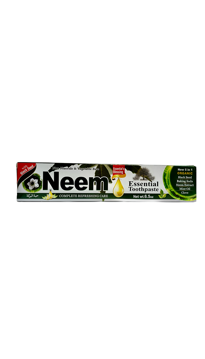 Neem with Black Seed Toothpaste 100% Flouride Free & Vegetable Base