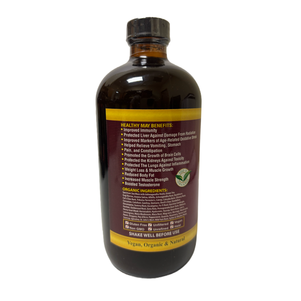 Spectrum Sea Moss and Ashwagandha Bitter and Tonic