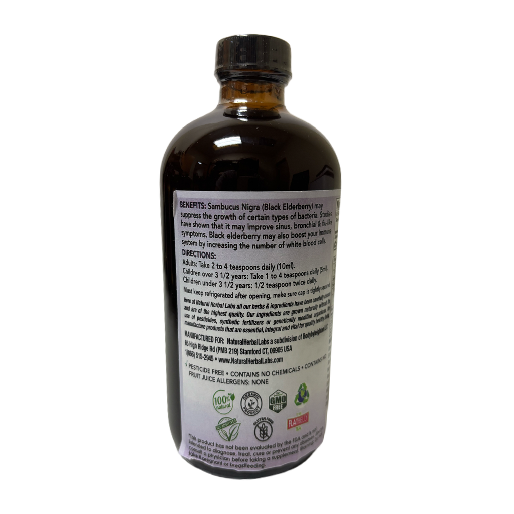 The Immunity Formula with Elderberry, Echinacea & Mullein Bitter and Tonic